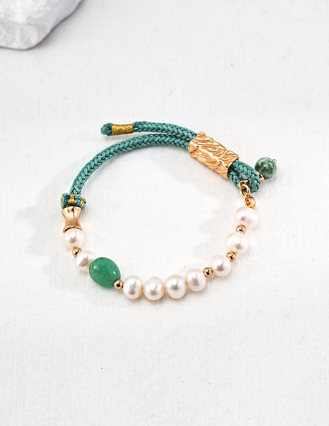 Neuartiges chinesisches Design: Perlenarmband, Verschluss 925er Silber